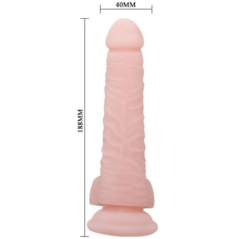 BAILE - Gode Naturel Super Réaliste 18.8 Cm