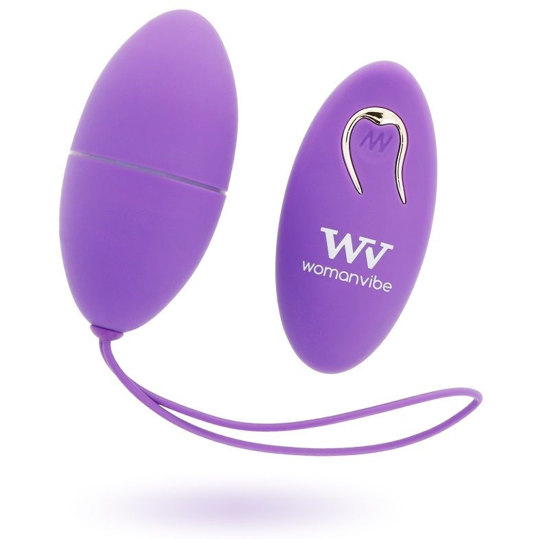 WOMANVIBE ALSAN EGG TELECOMMANDE SILICONE VIOLET - Aura Intime