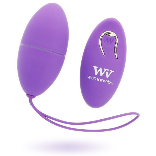 WOMANVIBE ALSAN EGG TELECOMMANDE SILICONE VIOLET - Aura Intime