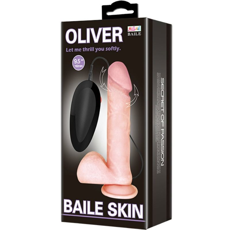 BAILE VIBRATEUR RÉALISTE OLIVER FONCTION ROTATION — vue alternative