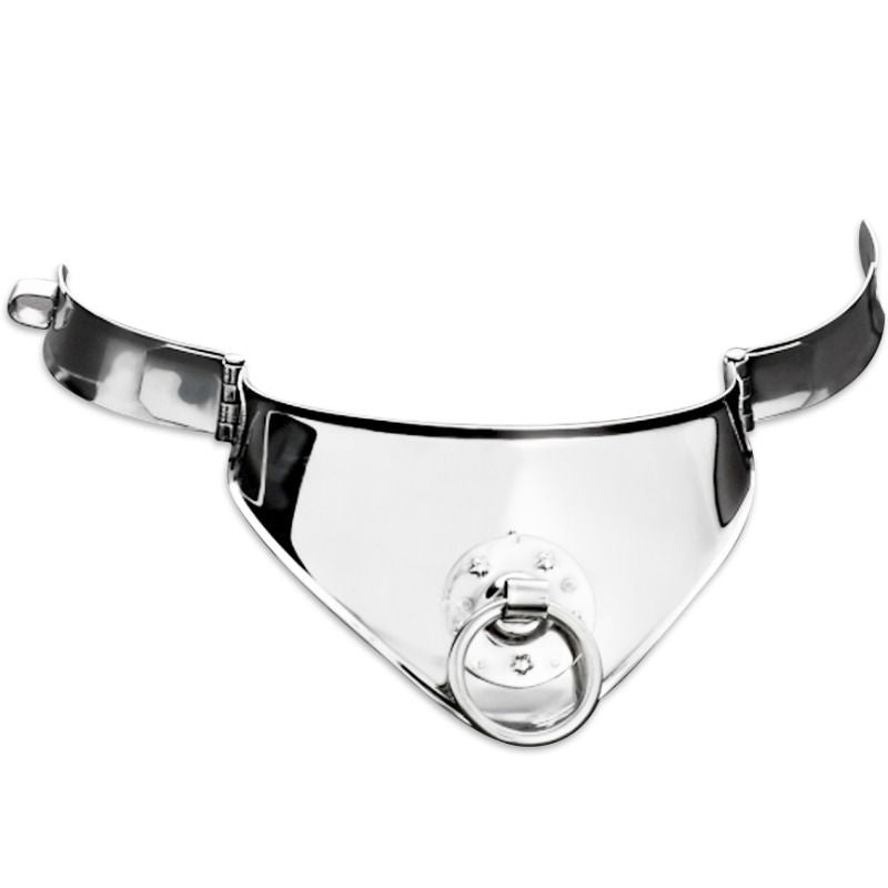 METAL HARD Collier Retenue Anneau Cadenas 12,5 Cm — vue détaillée