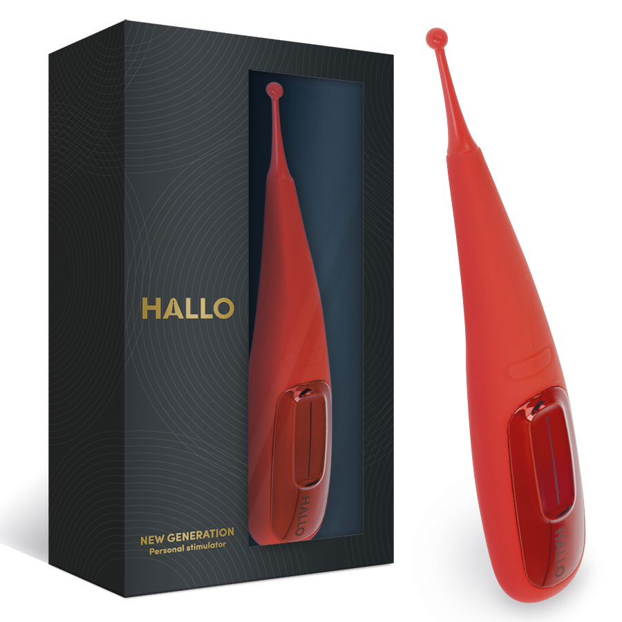 HALLO Focus Vibrator Rouge — vue arrière