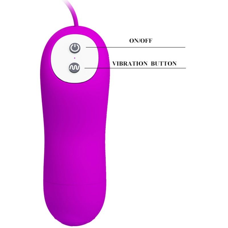 PRETTY LOVE FLIRTATION IRMA DOUBLE OEUF VIBRANT — accessoires inclus