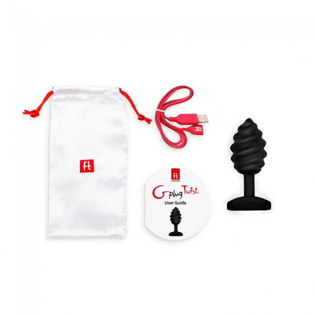 G-VIBE Gplug Twist Vibration Noir — vue détaillée