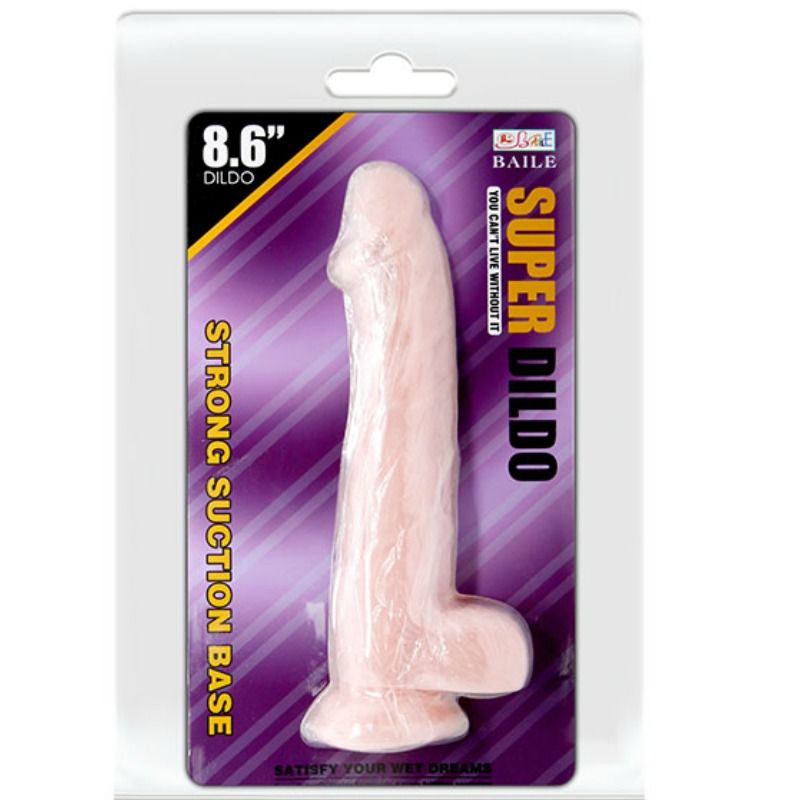 BAILE DILDOS GODE SUPER RÉALISTE 22 CM — accessoires inclus