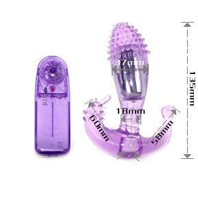 BAILE Stimulateur Vaginal Anal Lilas Vibration - Aura Intime