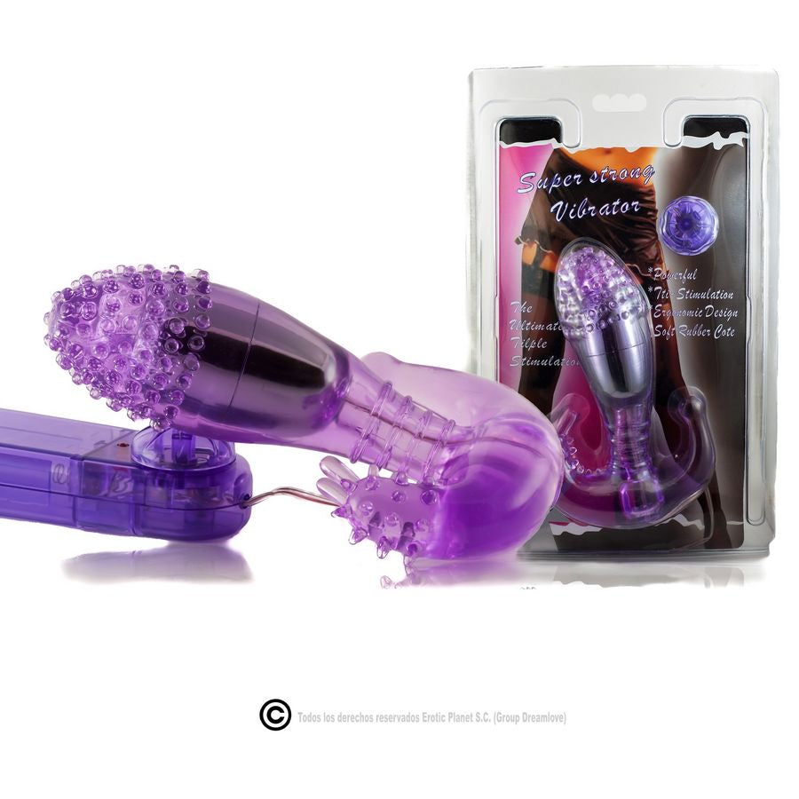 BAILE Stimulateur Vaginal Anal Lilas Vibration — vue arrière