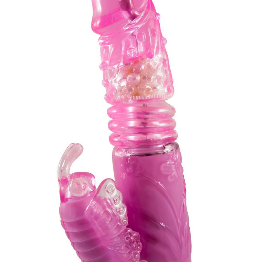 BAILE ROTATIONS Partenaire Voyage Rotateur Haut Bas Lapin Rose — vue arrière