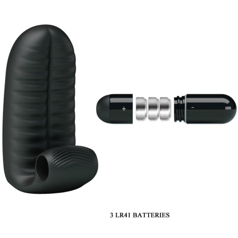 PRETTY LOVE Abbott Dés Dés Stimulateur Noir — accessoires inclus
