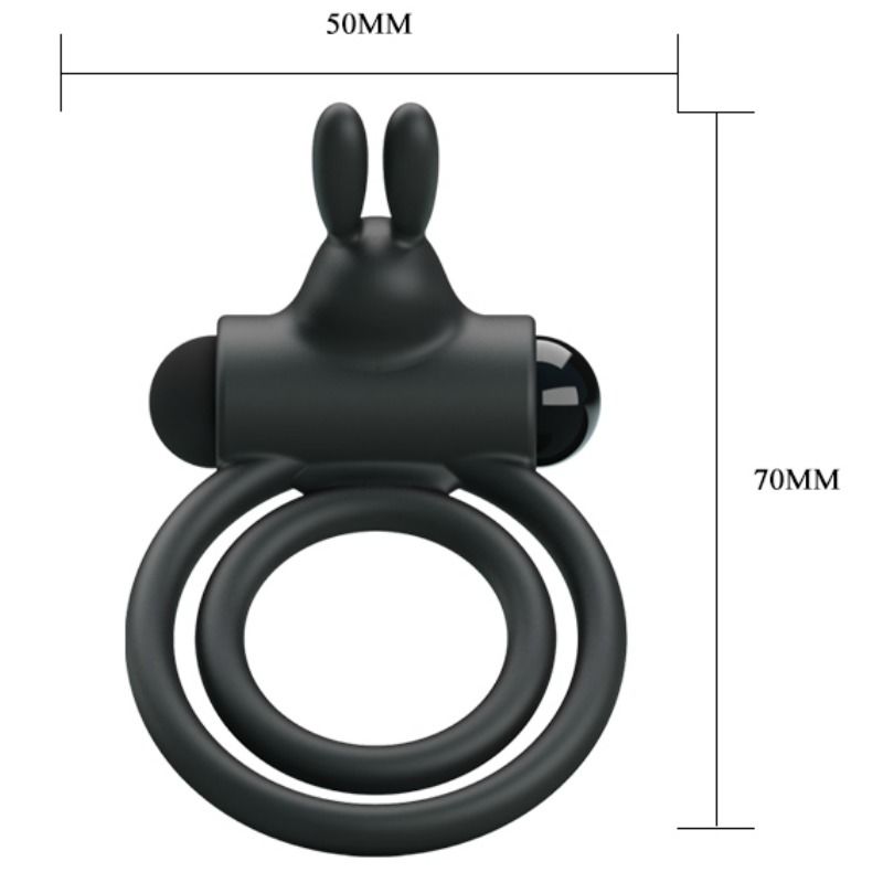 PRETTY LOVE - Anneau Vibrateur En Silicone Osmond