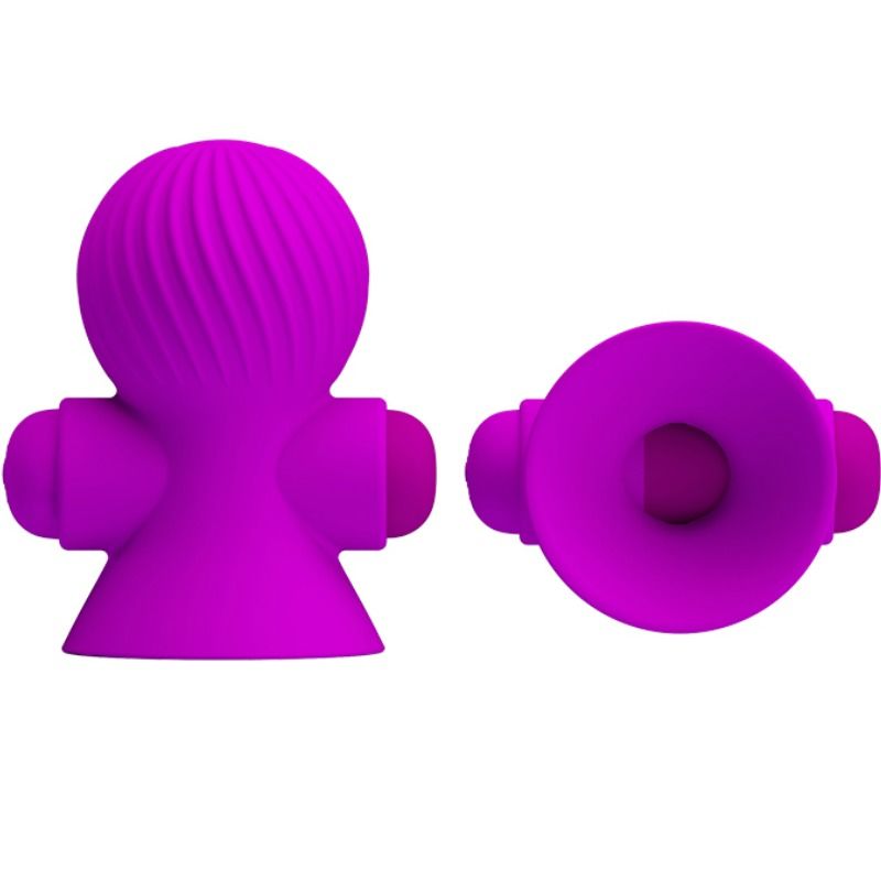 PRETTY LOVE SMART Stimulateurs Nipple 12 Modes Vibration Lilas — vue détaillée