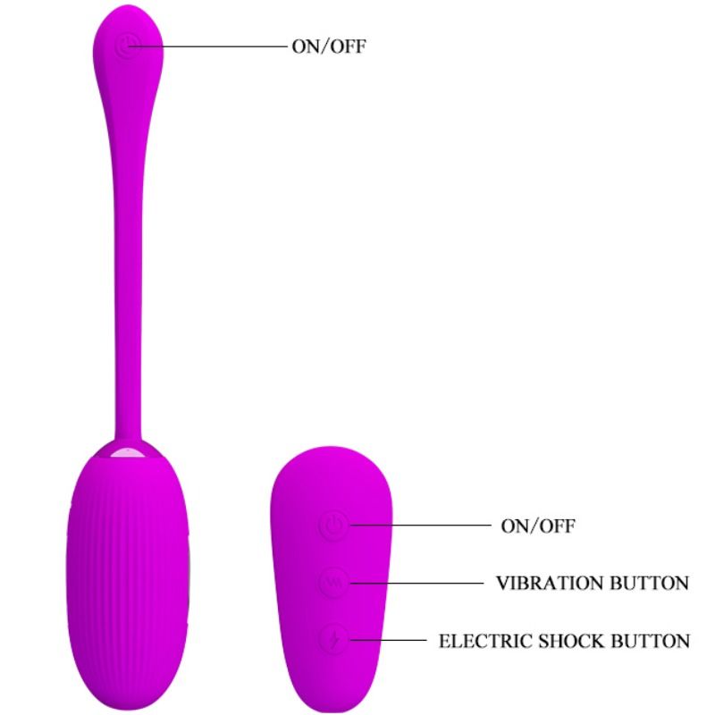 PRETTY LOVE SMART Shock Fun Vibrant Oeuf Electroshock — vue arrière