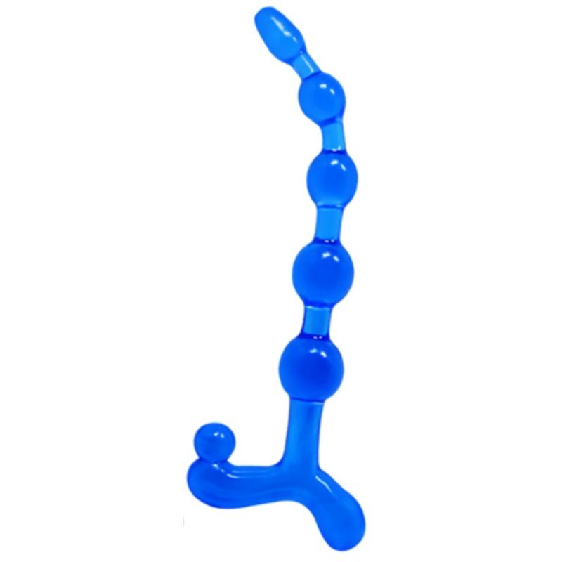 BAILE ANAL Balles Anal Bleues Bendy Twist - Aura Intime