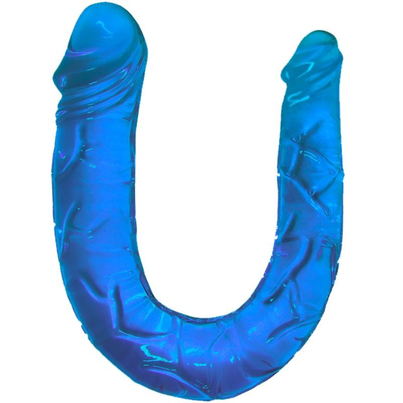 BAILE DILDOS DOUBLE DONG DOUBLE GODE BLEU - Aura Intime