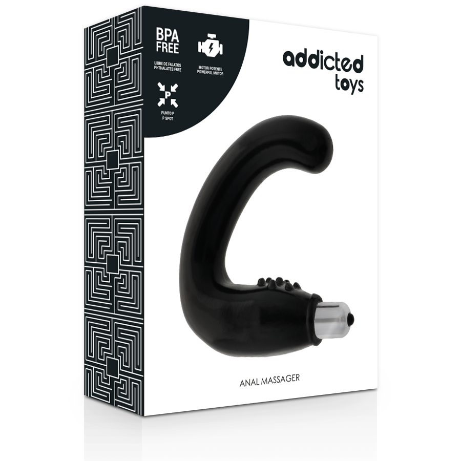 ADDICTED TOYS Masseur Anal Noir — vue alternative