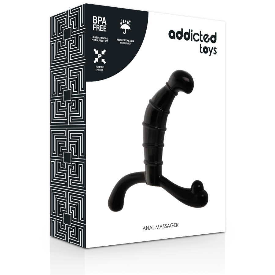 ADDICTED TOYS Plaisir Anal Prostate Noir — vue alternative
