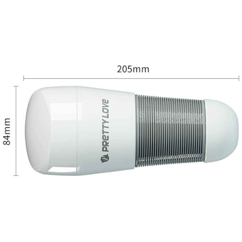 PRETTY LOVE MALE Kitty Masturbateur Vagin Blanc 2 — accessoires inclus