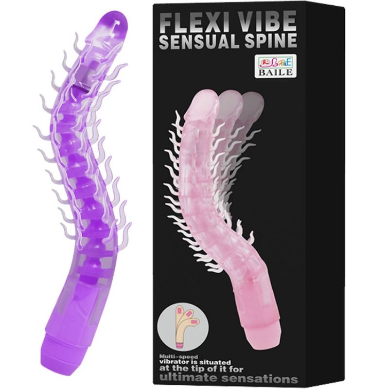 BAILE FLEXI VIBE SENSUAL SPINE GODE VIBRANT PLIABLE LILAS 23.5 CM — vue alternative