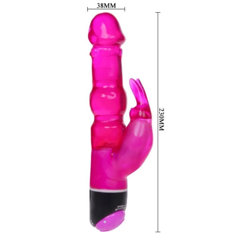BAILE VIBRATORS Vibrateur Fantasy Waves Of Pleasure Lapin Lilas 23 Cm — vue alternative