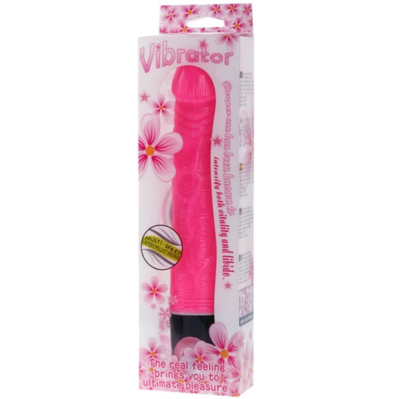 BAILE VIBRATEUR MULTIVITESSES 21.5 CM ROSE — vue alternative
