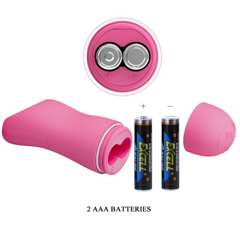 BAILE STIMULATING Pizzas Ondes Romantiques Vibration Électrochoc Fuchsia — accessoires inclus