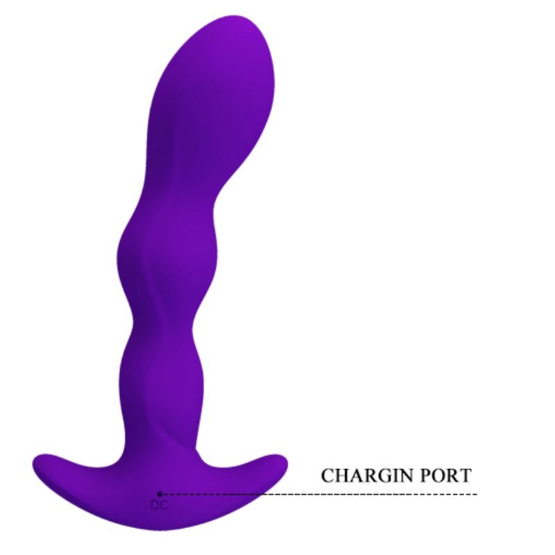 PRETTY LOVE - Massager Anal 12 Modes De Vibration Lilas