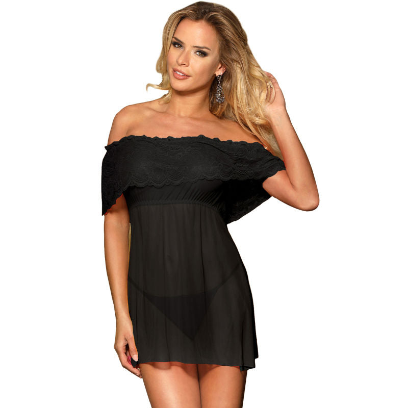SUBBLIME DRESSES Dresses Robe Courte Subblime + String Noir L / Xl - Aura Intime