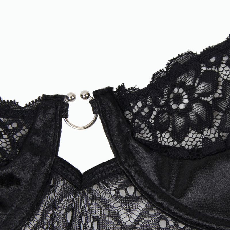 SUBBLIME CORSETS Corset Corset Ceinture Noir L / Xl — accessoires inclus