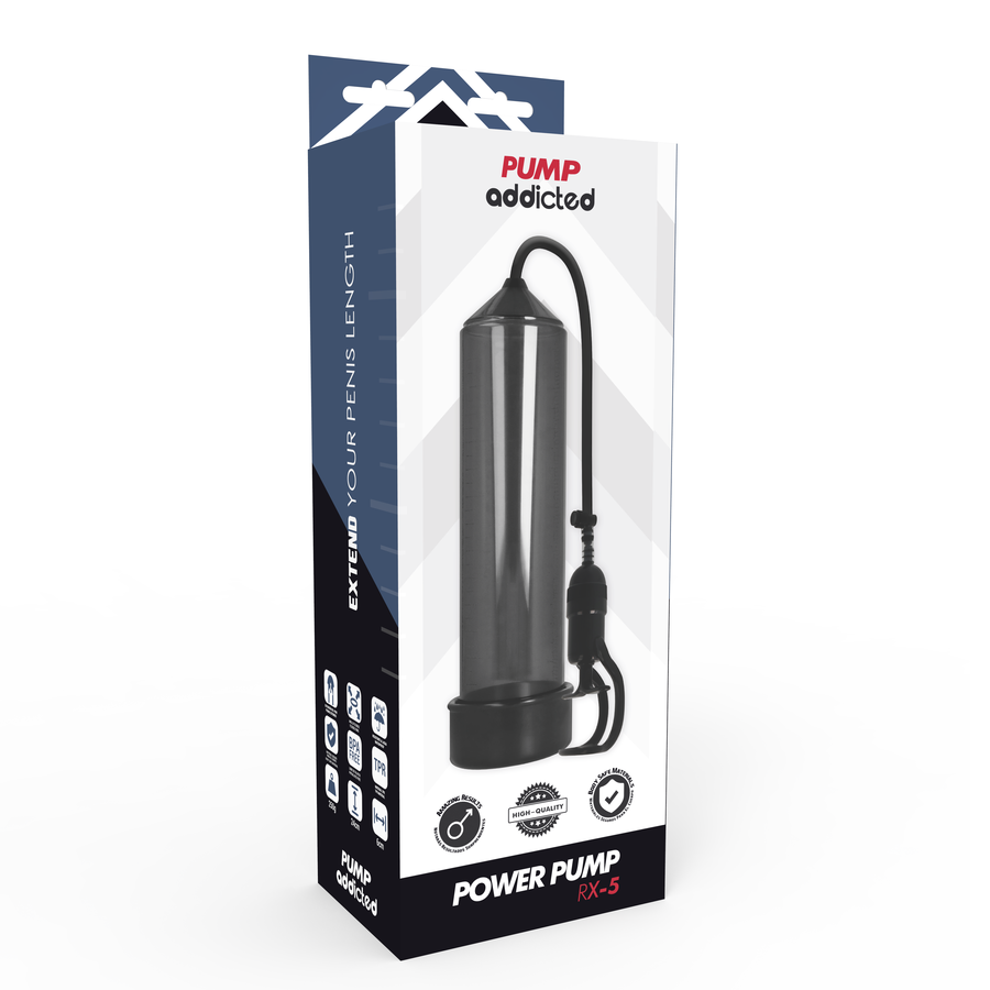 PUMP ADDICTED Rx5 Noir — accessoires inclus