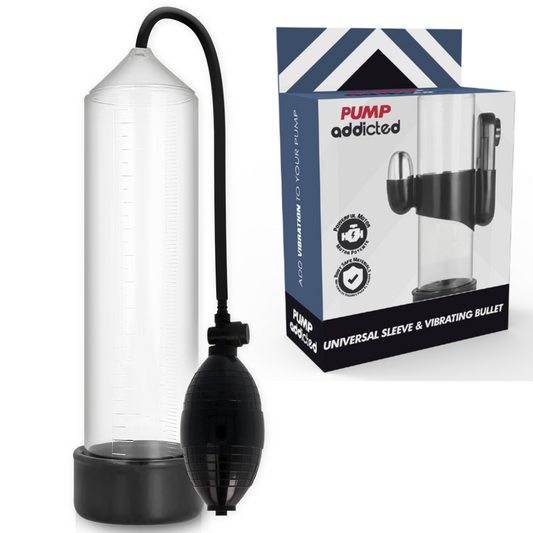 PUMP ADDICTED Vibrateur Transparent Rx3 - Aura Intime