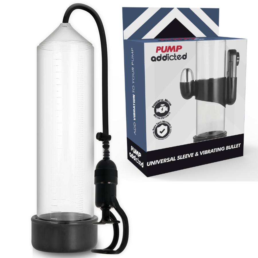 PUMP ADDICTED Vibrateur Transparent Rx5 - Aura Intime