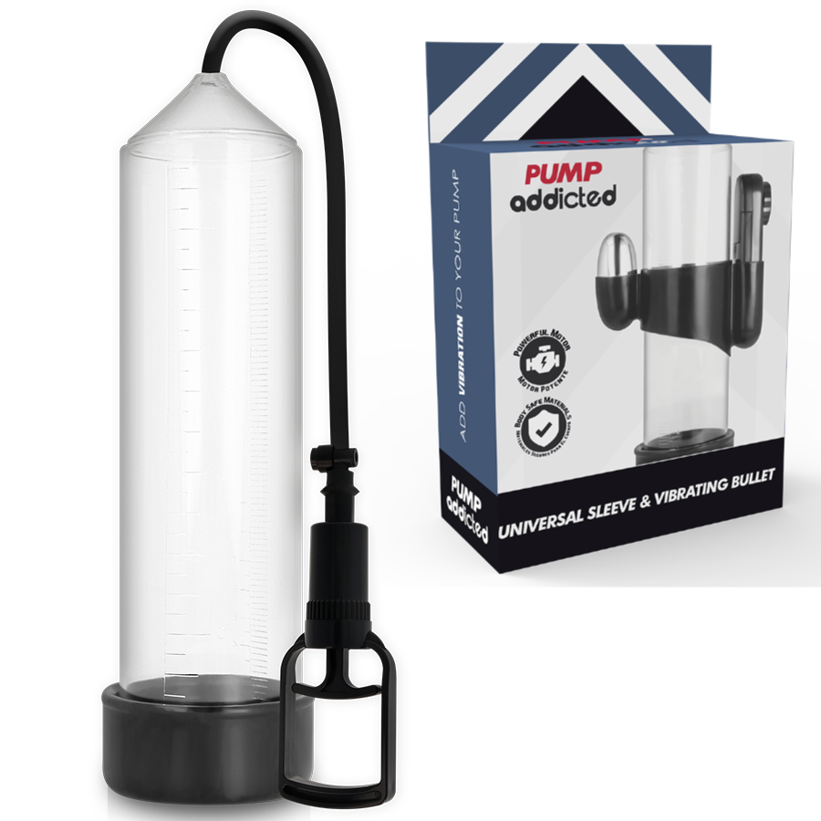 PUMP ADDICTED Vibrateur Transparent Rx7 - Aura Intime