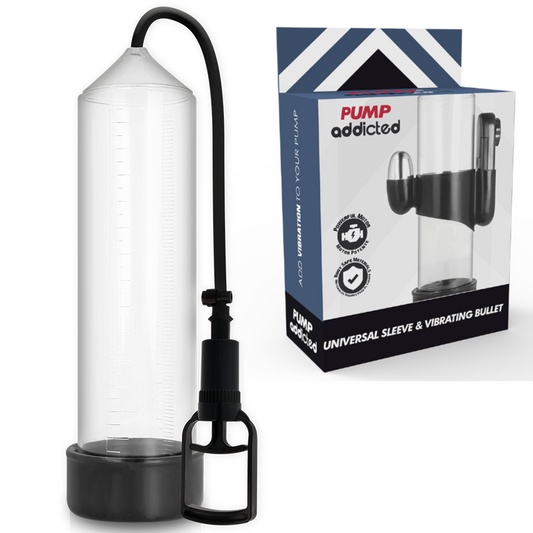 PUMP ADDICTED Vibrateur Transparent Rx7 - Aura Intime
