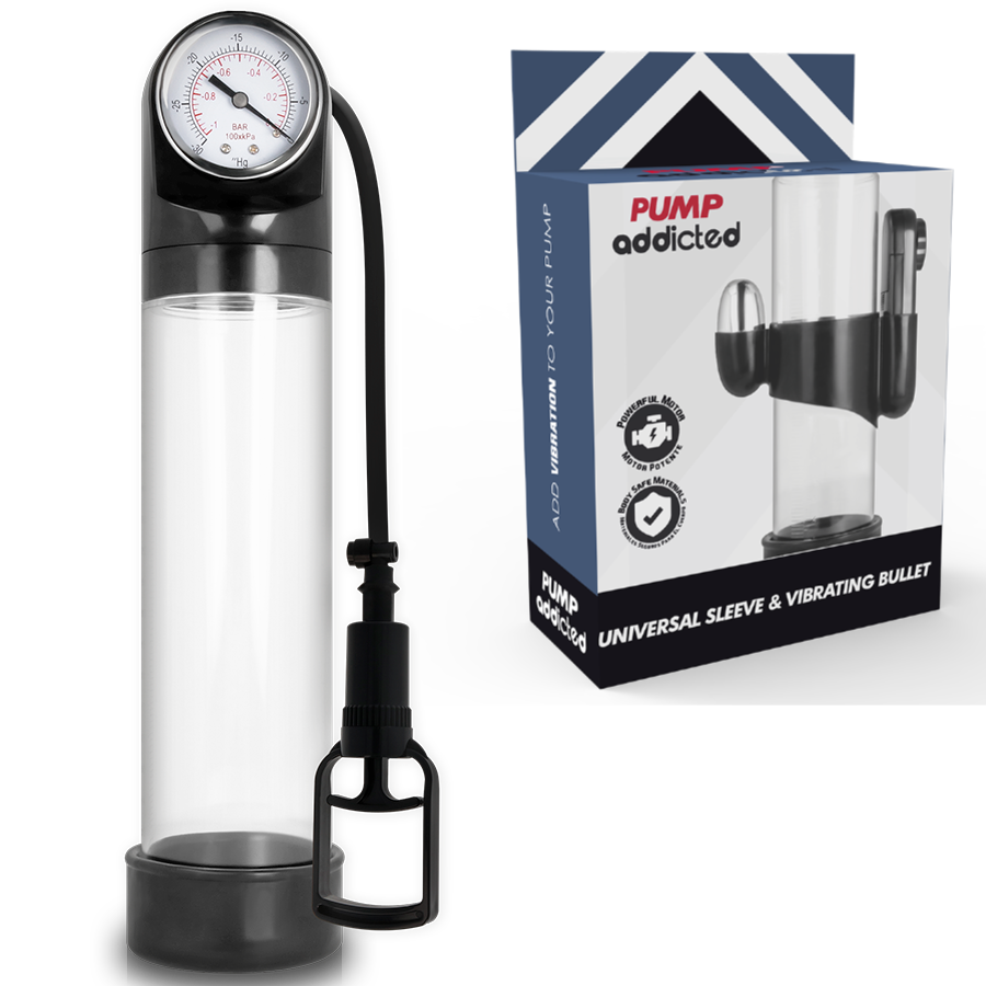 PUMP ADDICTED Vibrateur Transparent Rx9 - Aura Intime