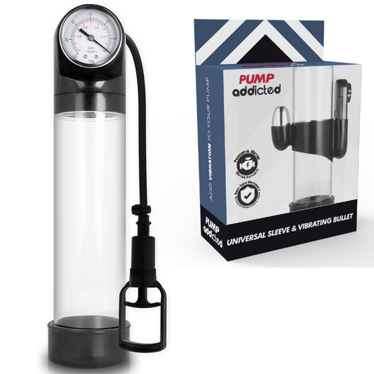 PUMP ADDICTED Vibrateur Transparent Rx9 - Aura Intime