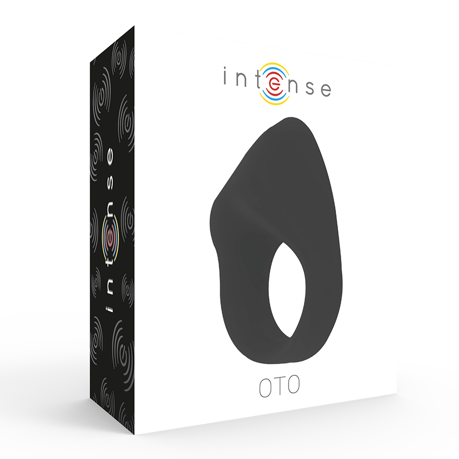 INTENSE - Anneau Vibrateur Rechargeable Noir Oto