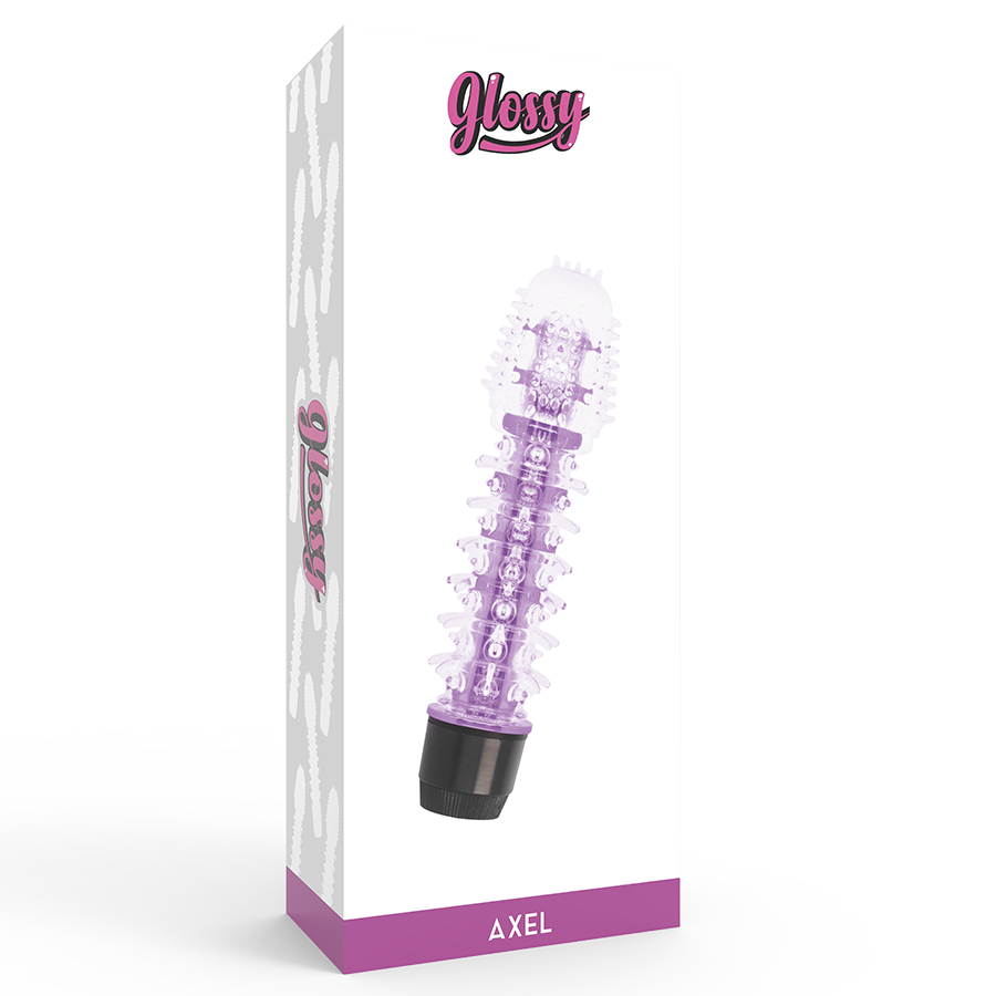 GLOSSY AXEL VIBRATEUR LILAS — vue arrière