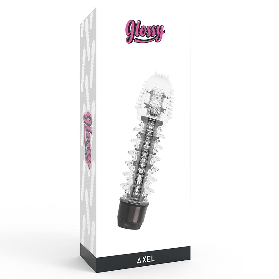 GLOSSY Vibrateur Axel Noir — vue arrière