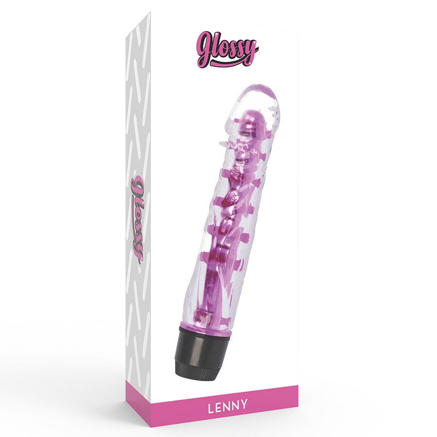 GLOSSY Vibrateur Lenny Rose — vue arrière