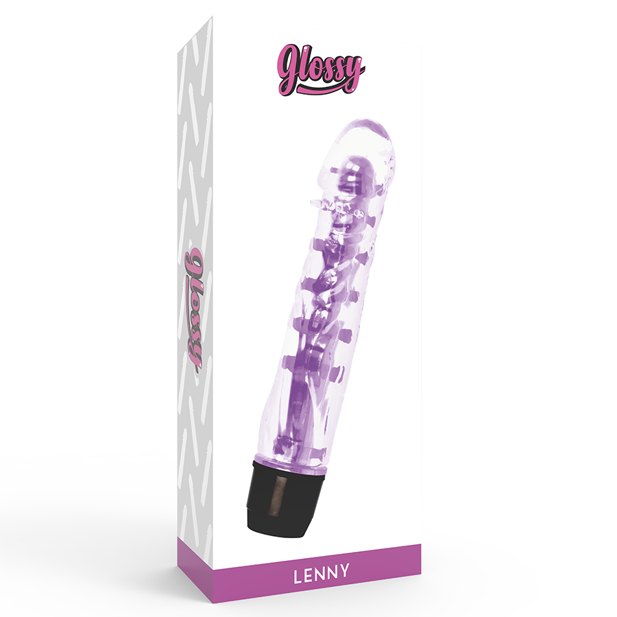 GLOSSY Vibrateur Lenny Violet — vue arrière