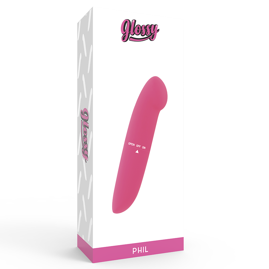 GLOSSY Vibrateur Phil Rose — vue arrière