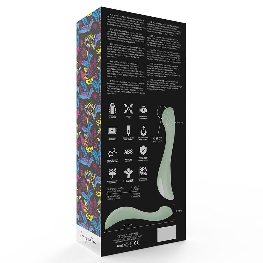 MIA Vibrateur Plancher Pelvic Vert Mia Devon — accessoires inclus