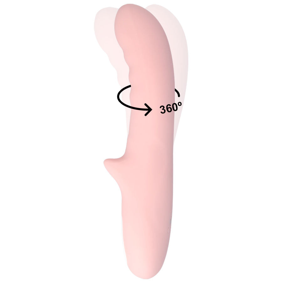MIA Pisa Vibrator Rotator Rotator Rose - Aura Intime