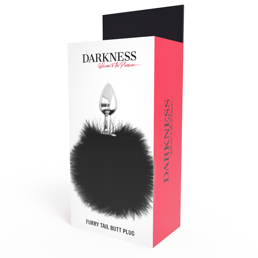 DARKNESS ANAL Bouchon Extra Anal Queue Noir 7 Cm — vue arrière