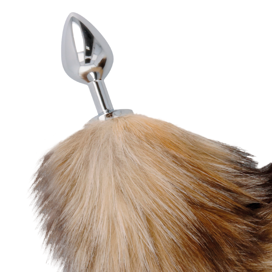 DARKNESS Tail Butt Plug Silver — vue alternative