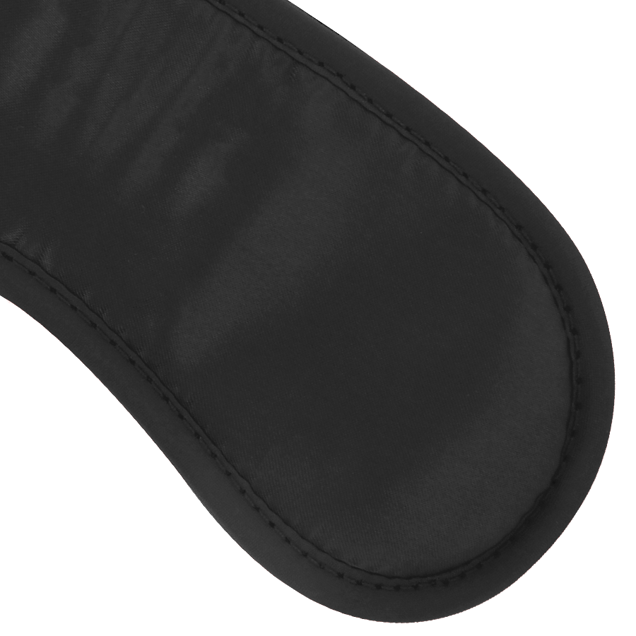 DARKNESS BONDAGE Masque Noir Droit — vue arrière