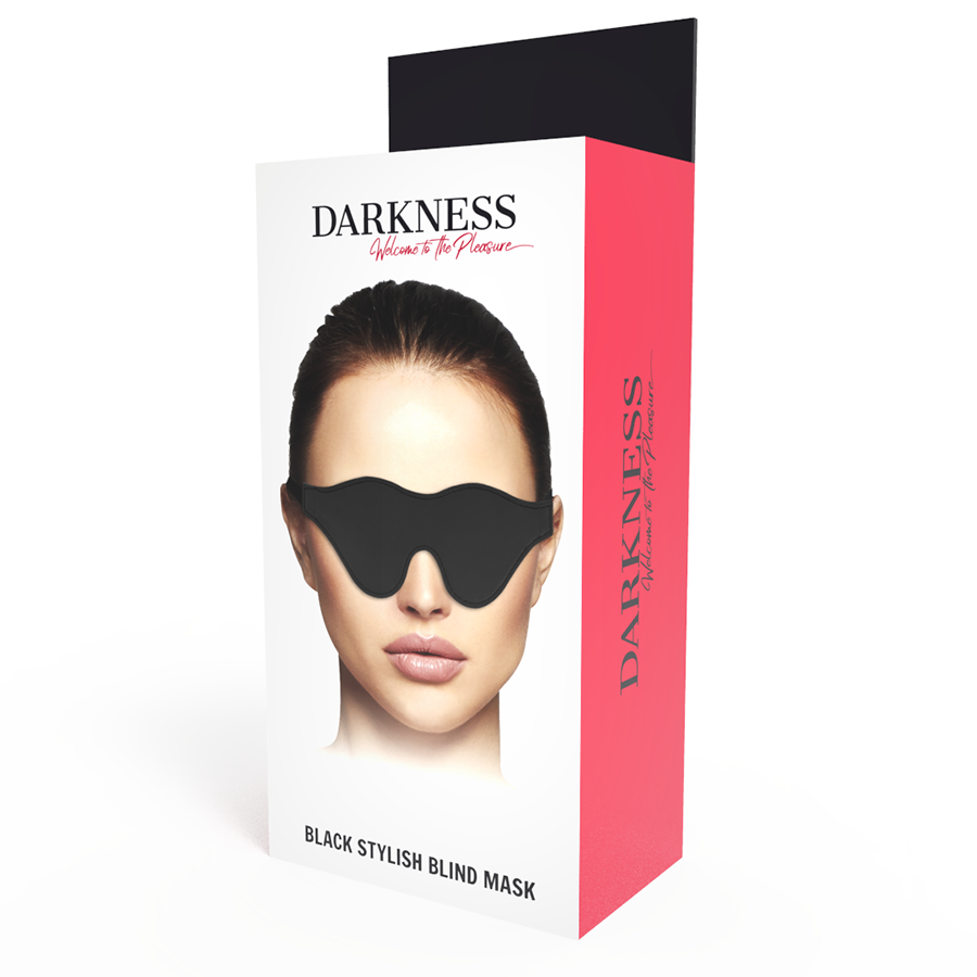 DARKNESS BONDAGE Masque Noir — accessoires inclus