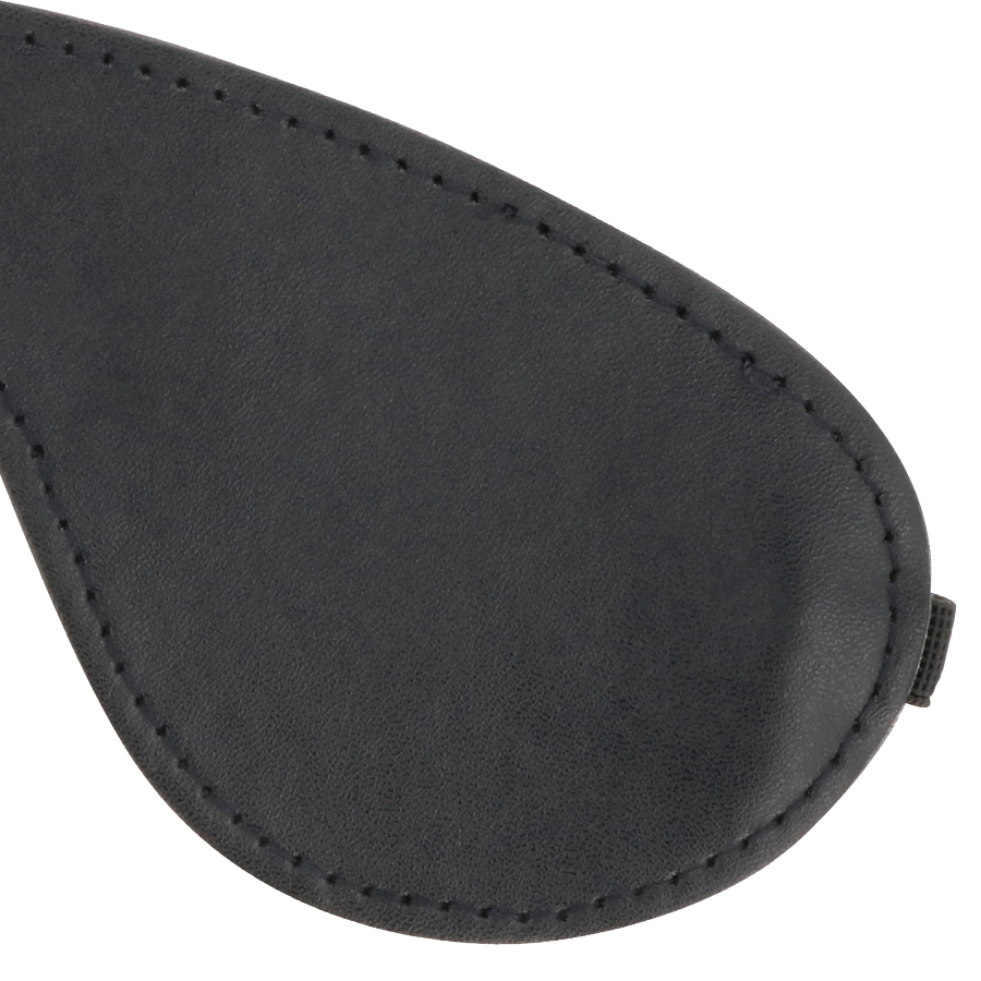 DARKNESS BONDAGE Masque Noir Haute Qualité — vue arrière