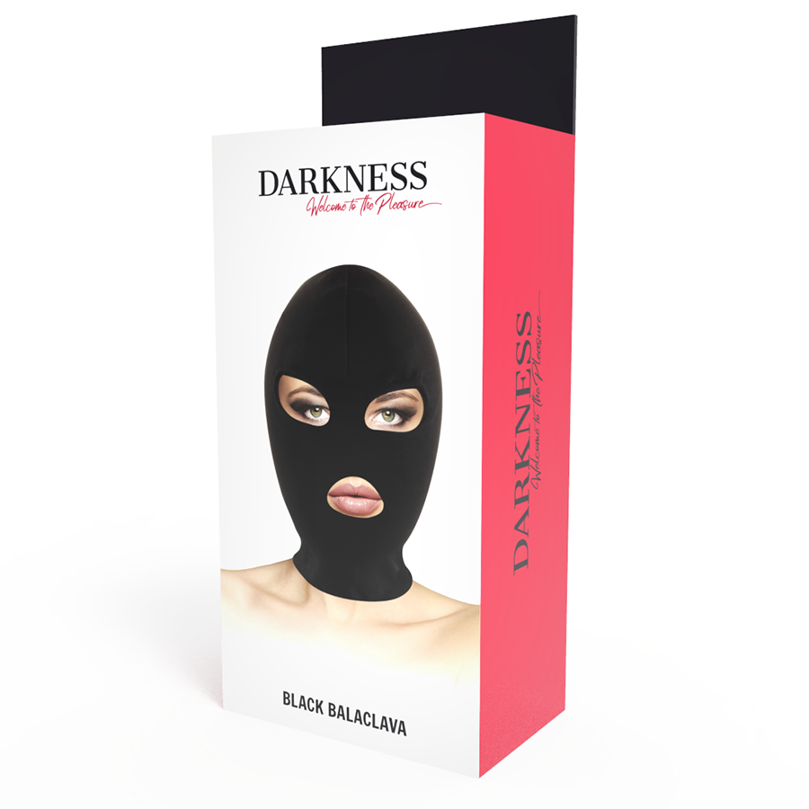 DARKNESS BONDAGE Masque Soumission Bdsm Bouche Yeux Noir — vue alternative