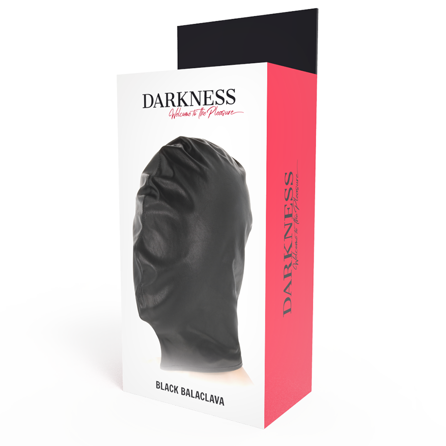 DARKNESS BONDAGE Masque Subjugation Noir — vue arrière